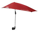【中古】【輸入品・未使用】Sport-Brella Versa-Brella 全ポジション傘 万能クランプ付き レッド
