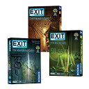 【中古】【輸入品 未使用】Thames Kosmos Exit the Game Bundle of 3: The Secret Lab カンマ The Abandoned Cabin カンマ and The Pharaoh 039 s Tomb