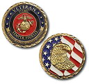 【中古】【輸入品・未使用】USMC U.S. Marine Corps Veteran Challenge Coin by Armed Forces Depot
