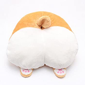【中古】【輸入品 未使用】ANJUU New Pets Puppy Cute Corgi Butt Throw Pillow Neck Support Pillow Cushion Travel Pillows Animals Stuffed Toy Gifts(42x42cm)