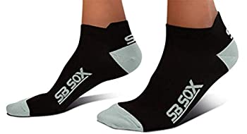 【中古】【輸入品 未使用】(Small カンマ Black/Gray) - SB SOX Ultralite Compression Running Socks for Men Women (2 Pairs)