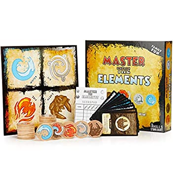 【中古】【輸入品・未使用】Master The Elements ファミリーゲーム 戦略とチャンス 2~6人のプレイヤーが対戦相手を勝ち取って競い合う 大人、ティーン、子供に最適 8歳以上