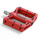 【中古】【輸入品・未使用】BC Bicycle Company 軽量熱可塑性自転車ペダル - BMX、MTB、ダウンヒルに最適 - 取り外し可能なグリップピン付きワイドフラットプラットフォーム