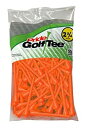 【中古】【輸入品・未使用】Pride Golf Tee Birch 7cm Tees 100 Ct Bag Orange NEW(4)