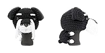 šۡ͢ʡ̤ѡ(460cc%% Black/White) - Amimono Schnauzer Driver Golf Head Cover