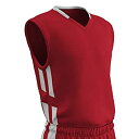 【中古】【輸入品・未使用】Champro YouthマッスルDri Gearバスケットボールジャージー、scarlet|white、Large
