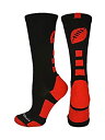 【中古】【輸入品・未使用】MadSportsStuff フットボールロゴ アスレチッククルーソックス マルチカラー M ブラック