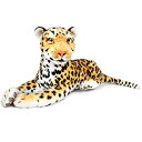 【中古】【輸入品・未使用】VIAHART Leah The Leopard | 17インチ（尾の長さを含まない！）ぬいぐるみぬいぐるみ|タイガーテイルトイズ