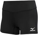 【中古】【輸入品・未使用】Mizuno Victory 3.5インチ 股下バレーボールショーツ S ブラック