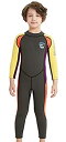 【中古】【輸入品・未使用】DIVE & SAIL キッズ ボーイズ ワンピース ウェットスーツ 2.5mm ネオプレン 暖かい Siwmwear 紫外線保護 ク...