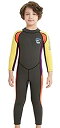 【中古】【輸入品・未使用】DIVE & SAIL キッズ ボーイズ ワンピース ウェットスーツ 2.5mm ネオプレン 暖かい Siwmwear 紫外線保護 クラゲ防止 ラッシュガード 6-7歳 グレ