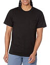 【中古】【輸入品・未使用】Hanes 5190 Beefy T Adult Pocket T-Shirt Size Large, Black