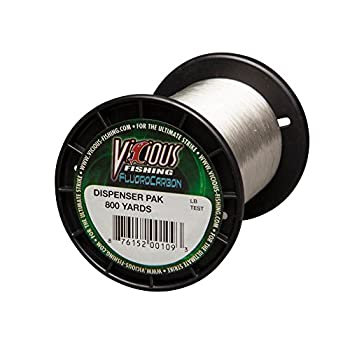 【中古】【輸入品・未使用】Vicious Fishing 10 100% Fluorocarbon Line%カンマ% 800 yd.