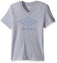 【中古】【輸入品・未使用】Umbro ガールズ ロゴ メッシュ 半袖 Tシャツ L グレー
