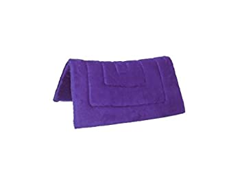 【中古】【輸入品・未使用】(Purple) - Tough 1 Tough-1 Pony Size Western Double fleece Pad