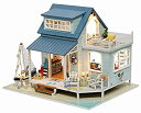 【中古】【輸入品・未使用】Kisoy Romantic and Cute Dollhouse Miniature DIY House Kit Creative ...