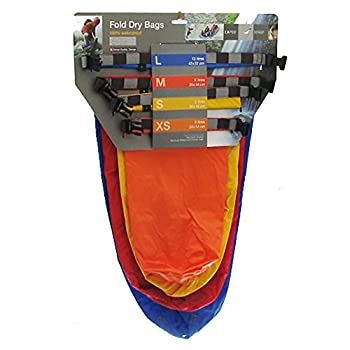 【中古】【輸入品・未使用】EXPED FOLD DRYBAG BS 4 PACK (X-SMALL - LARGE)