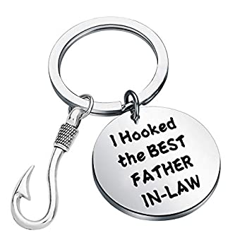 【中古】【輸入品・未使用】CENWA 新郎の父 キーチェーン I Hooked 義理の父 花嫁からのギフト ウェディングジュエリー 花嫁からのギフト 父の日 フ...