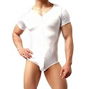 【中古】【輸入品・未使用】YUFEIDA メンズ サスペンダー レスリング シングレット レオタード ソング ボディスーツ ジャンプスーツ ブリーフ 水着 US...