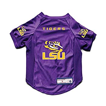 【中古】【輸入品・未使用】Littlearth NCAA LSUタイガース ペットストレッチジャージ S