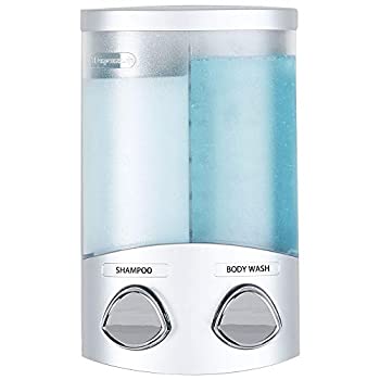 Better Living Products 76234 Euro Series 2-Chamber Soap and Shower Dispenser%カンマ% Satin Silver