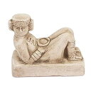 【中古】【輸入品・未使用】NOVICA 天然ブラウン ハンドメイド 考古学スタイル セラミック 人間のフィギュア 彫刻 高さ5.5インチ 「Chac Mool」