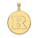 【中古】【輸入品・未使用】Rutgers Extra Large ( 1インチ)ディスクペンダント(ゴールドメッキ)