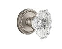 【中古】【輸入品・未使用】GrandeurニューポートRosette withビアリッツノブ、ダブルダミー、サテンニッケル