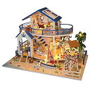 【中古】【輸入品・未使用】Flever Dollhouse Miniature DIY House Kit Creative Room With Furniture for Romantic Valentine's Gift(Tale of Blue Sea)