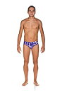 【中古】【輸入品・未使用】Arena メンズ 粉砕ガラス ブリーフ 水着 22 パープル