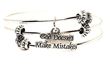 【中古】【輸入品・未使用】ChubbyChicoCharms GodないMake Mistakes Expandable Wire Tripleスタイルバングルブレスレット、2.5?" 【中古】【輸入品・未使用】ChubbyChicoCharms GodないMake Mistakes Expandable Wire Tripleスタイルバングルブレスレット、2.5?"