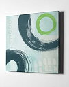 【中古】【輸入品・未使用】Epicグラフィティ%ダブルクォーテ%ブルー円III %ダブルクォーテ% by Linda Woods、Gicleeキャンバス壁アート...