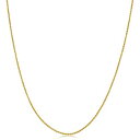 【中古】【輸入品・未使用】10K イエローゴールド 1mm ダイヤモンドカット ケーブルチェーンネックレス (16、18、20インチ)
