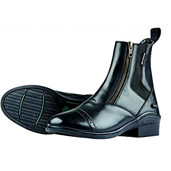 【中古】【輸入品・未使用】ダブリンEvolution Zip Front Paddockブーツ 7 ブラック