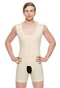【中古】【輸入品・未使用】Isavela男性用ボディスーツMid Thighフロントセンターファスナー付き カラー: ベージュ(4)