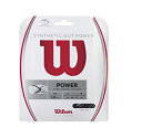 【中古】【輸入品・未使用】(17%カンマ% White) - Wilson Synthetic Gut Power 12m Tennis String Set【メーカー名】Wilson【メーカー型番】WRZ945400【ブランド名】Wils...