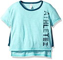 【中古】【輸入品・未使用】Under Armour Girls 'アスリートTシャツ Youth Medium グリーン