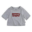 【中古】【輸入品・未使用】Levi's ガールズ ハイライズ バットウィング Tシャツ US サイズ: 5T カラー: グレイ