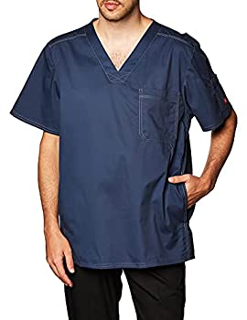 【中古】【輸入品・未使用】Dickies メンズ ジェネレーション フレックス ユーティリティ スクラブ Vネックシャツ US サイズ: Large カラー: ブルー