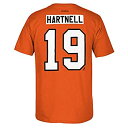 【中古】【輸入品・未使用】Philadelphia Flyersスコット・HartnellオレンジNet Print Tシャツ オレンジ