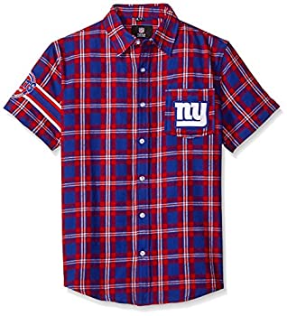 【中古】【輸入品・未使用】ニューヨーク・ジャイアンツWordmark基本的なフランネルシャツ???半袖 M ブルー 【中古】【輸入品・未使用】ニューヨーク・ジャイアンツWordmark基本的なフランネルシャツ???半袖 M ブルー