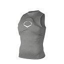 【中古】【輸入品 未使用】(Youth Medium カンマ Charcoal) - Wilson Sporting Goods Evoshield Men 039 s Sleeveless Chest Guard