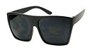 【中古】【輸入品・未使用】ShadyVEU - Super Dark X 大型フラットトップ長方形UV400サングラス
