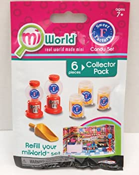 【中古】【輸入品・未使用】MiWorld Collector Pack Sweet Factory Candy Set 6 Piece Collector Pack [2 Gum Ball machines%カンマ% 3 Candy Jars & 1 Candy