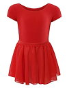 【中古】【輸入品・未使用】WEGETIT レオタード 女の子用 バレエダンス 幼児 体操%カンマ% レッド%カンマ% 2-4T