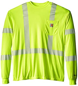 【中古】【輸入品・未使用】Carhartt メンズビッグ&トール 高視認性長袖クラス3Tシャツ US サイズ: XL カラー: グリーン