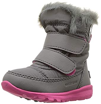 【中古】【輸入品・未使用】Sorel キッズ 幼児 Whitney ストラップ スノーブーツ US サイズ: 7 Toddler カラー: グレイ