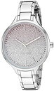【中古】【輸入品・未使用】Nine West Women's Silver-Tone Bracelet Watch%カンマ% NW/2337OMSV