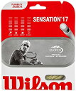 【中古】【輸入品・未使用】Wilson Sensation 17テニス文字列セット