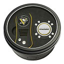 【中古】【輸入品・未使用】Team Golf NHL ピッツバーグペンギンギフトセット スイッチブレード ディボットツール&チップ 両面エナメルボールマーカー2...